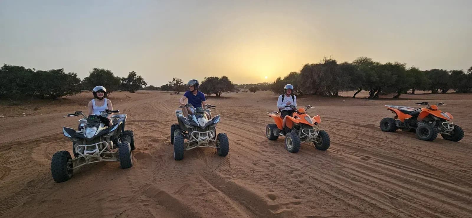 Golden Hour Quad Sunset Beach